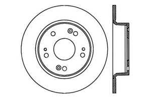 StopTech 05-17 Honda Accord / 16-17 HR-V / 09-14 Acura TSX Cryo Sport Drilled Rear Right Rotor