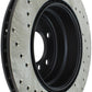 StopTech Sport Cross Drilled Brake Rotor - Rear Left