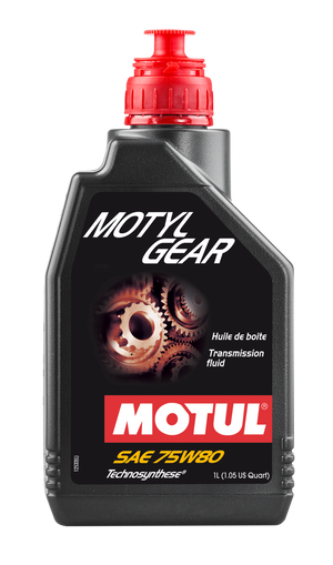 Motul 1L Transmission MOTYLGEAR 75W80 - Technosynthese - API GL-5 / MIL-L-2105D