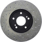 StopTech Power Slot 6/89-96 Nissan 300ZX Slotted & Drilled Right Front Rotor