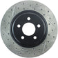 StopTech 94-04 Ford Mustang SVT Cobra Slotted & Drilled Sport Front Right Brake Rotor