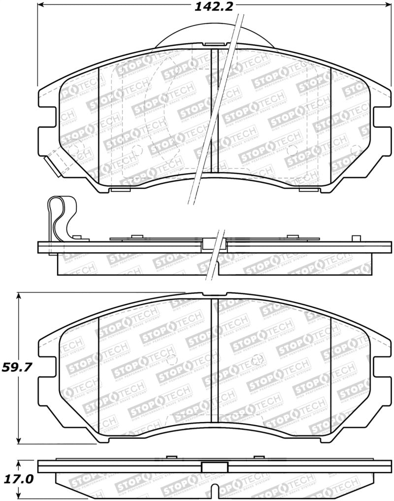 StopTech Street Brake Pads