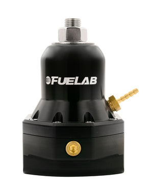 Fuelab 565 EFI Adjustable FPR 40-80 PSI (2) -10AN In (1) -10AN Return Max Flow Bypass - Black