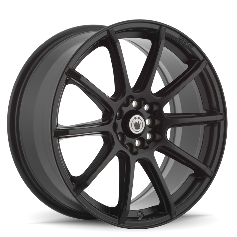 Konig Control 15x6.5 5x110 / 5x115ET40 Matte Black