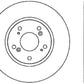 StopTech 91-96 Acura NSX Cryo Slotted Rear Righ Sport Brake Rotor