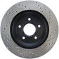 StopTech 04 & 08 Cadillac XLR/XLR-V / 97-04 Chevy Corvette Slotted & Drilled Front Right Rotor