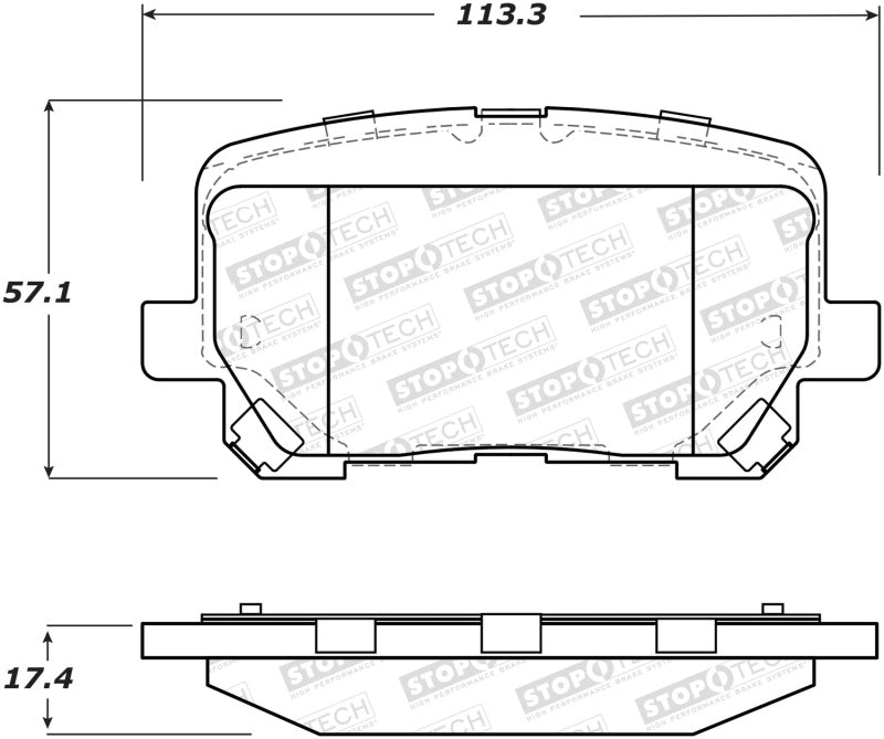 StopTech Street Brake Pads - Front