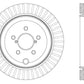 StopTech Slotted & Drilled Sport Brake Rotor