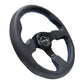 NRG Reinforced Steering Wheel (320mm) Black Leather w/Blue Stitching