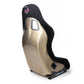 NRG FRP Bucket Seat ULTRA Edition - Medium (Black Alcantara/Gold Glitter Back)