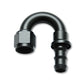 Vibrant -10AN Push-On 180 Deg Hose End Fitting - Aluminum