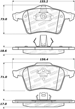 StopTech Street Brake Pads