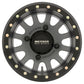 Method MR401 UTV Beadlock 15x7 / 4+3/13mm Offset / 4x136 / 106mm CB Titanium Wheel- Matte Black Ring