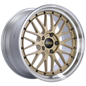 BBS LM 20x10 5x112 ET22 Gold Wheel - 82mm PFS/Clip Required