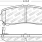 StopTech Performance Rear Brake Pads 13-14 Dodge Dart/Jeep Cherokee