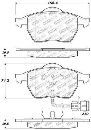 StopTech Performance Brake Pads