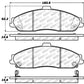 StopTech Performance 04-08 Cadillac XLR/XLR-V / 97-10 Corvette / 05-06 Pontiac GTO Front Brake Pads