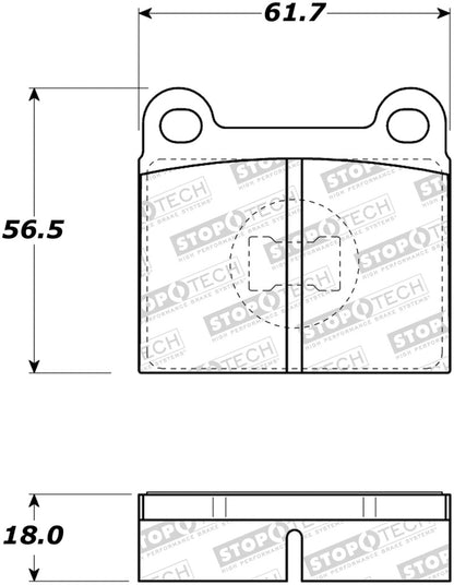 StopTech Street Brake Pads