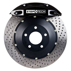 StopTech 05-10 Porsche 911 Carrera S (997) Front BBK ST-40 Caliper Blk / 2pc Drilled 355x32mm Rotor