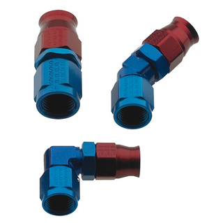 Fragola -4AN 90 Degree Hose End - Alum