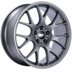 BBS CH-R 20x9 5x112 ET25 Satin Titanium Polished Rim Protector Wheel -82mm PFS/Clip Required