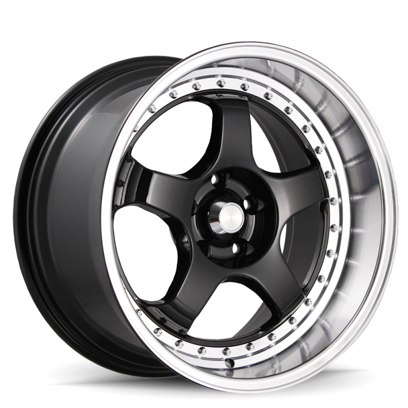 Konig SSM 18x9 5x100 ET42 Gloss Black w/ Machined Lip