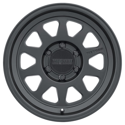 Method MR316 17x8.5 0mm Offset 6x5.5 106.25mm CB Matte Black Wheel