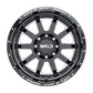 Weld Off-Road W102 20X9.0 Stealth 8X165.1 ET00 BS5.00 Gloss Black MIL 125.1