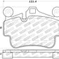 StopTech Performance 09-10 Porsche Boxster / 08-10 Boxster S/Cayman / 05-08 911 Front Brake Pads