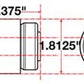 SPC Performance Flex Joint X-AXIS Jeep JK Rear UCA 14mm X 2 X 1.8125