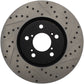 StopTech 07-08 Acura MDX SportStop Slotted & Drilled Left Front Rotor