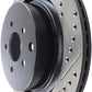 StopTech 09 Infiniti FX50 SportStop Slotted & Drilled Rear Left Rotor