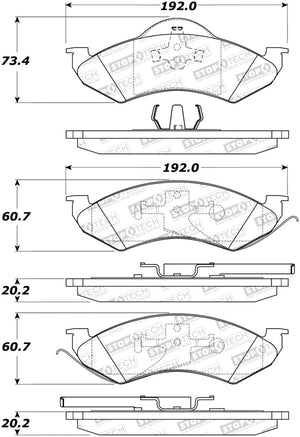 StopTech Street Brake Pads