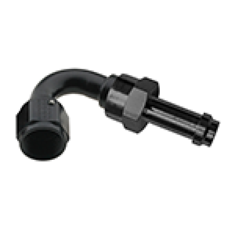 Fragola -6AN 120 Degree EZ Street Hose End Black