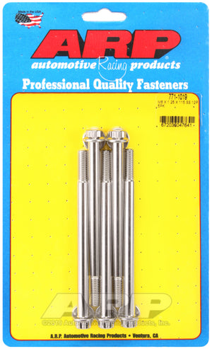 ARP M8 x 1.25 x 115 12pt Stainless Steel Bolts (5/pkg)