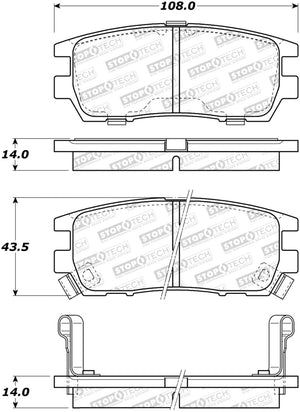 StopTech Street Brake Pads - Rear