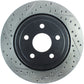 StopTech 12-15 Jeep Cherokee SRT8 Sport Slotted & Drilled Rear Passenger Side Rotor