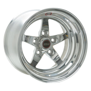 Weld S71 15x11.33 / 5x4.5 BP / 5.5in. BS Polished Wheel (Low Pad) - Non-Beadlock