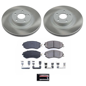 Power Stop 22-23 Toyota GR86 Front Semi-Coated Rotor Kit