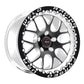 Weld S77 15x10.33 / 5x4.5 BP / 7.5in. BS Black Wheel (Low Pad) - Black Single Beadlock MT