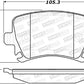 StopTech Performance 08-13 Audi S3 Rear Brake Pads