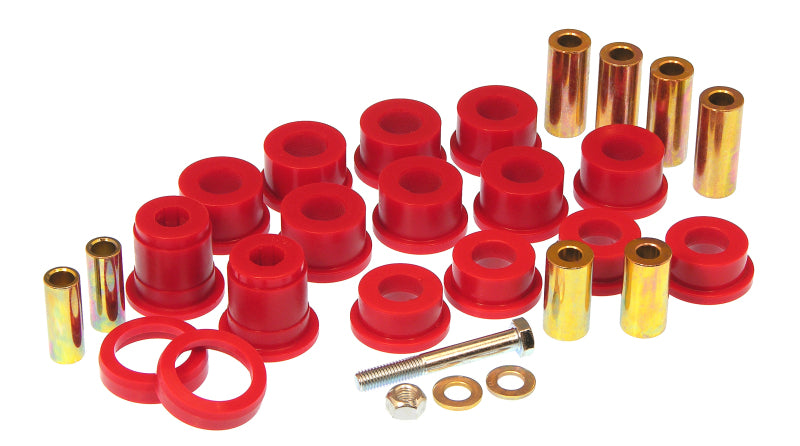 Prothane 07-11 Jeep Wrangler Front Control Arm Bushings - Red