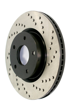 StopTech Sport Cross Drilled Brake Rotor - Rear Right