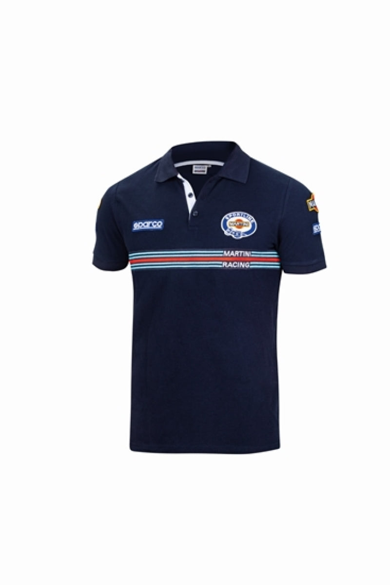 Sparco Polo Replica Martini-Racing Large Navy