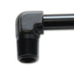 Vibrant 3/4 NPT to 3/4in Barb Straight Fitting 90 Deg Adapter - Aluminum