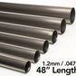 Ticon Industries 1.25in Diameter x 48in Length 1.2mm/.047in Wall Thickness Titanium Tube