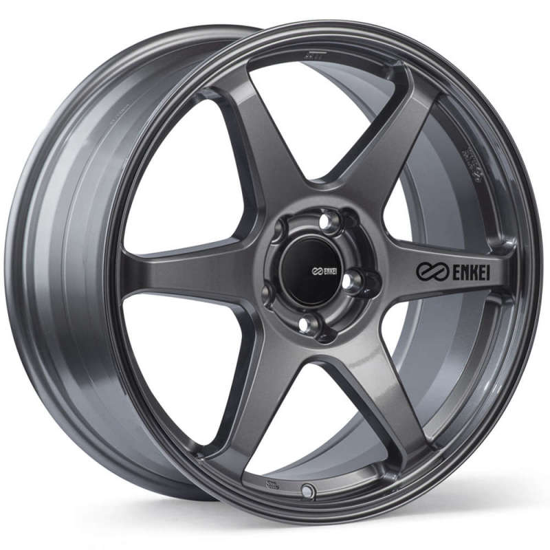 Enkei T6R 17x9 40mm Offset 5x114.3 Bolt Pattern 72.6 Bore Gloss Gunmetal Wheel