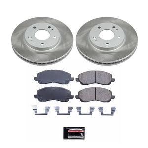 Power Stop 03-04 Mitsubishi Outlander Front Semi-Coated Rotor Kit