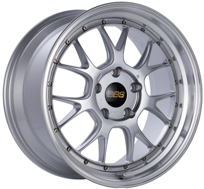 BBS LM-R 19x9.5 5x130 ET40 CB71.6 Diamond Silver Center Diamond Cut Lip Wheel