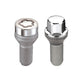 McGard 4 Lug Hex Install Kit w/Locks (Cone Seat Bolt) M12X1.25 / 17mm Hex / 22.0mm Shank L. - Chrome